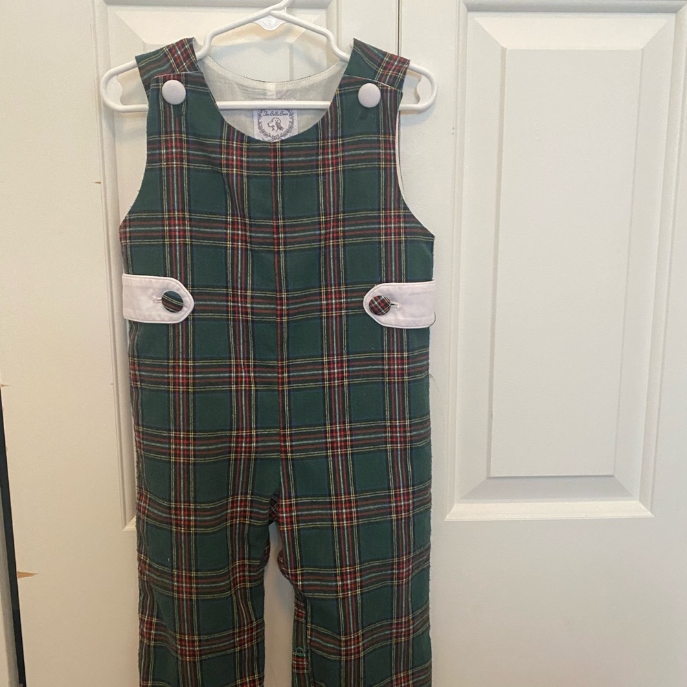 Christmas plaid 18M longall